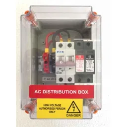 Daystar Single Phase Solar AC Distribution Box with 20 &a; 32A/2P AC MCB, 1 Pole AC SPD (Pack of 4)-23