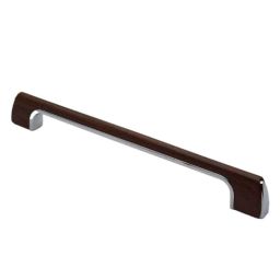 RAB 224mm Zinc Chrome &a; Wenge Finish Drawer Pull Handle, SP-051 (Pack of 3)-image-26