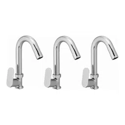 Fastgear Brass Chrome Finish Silver Sink Tap, FG1020 (Pack of 3)-picture-14