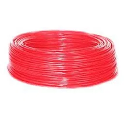 KEI 10 Sqmm 1 Core FR Red Copper PVC Insulated Unsheathed Multistrand Flexible Cable, Length: 100 m-picture-25