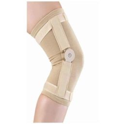 Kudize Cotton Tubular Hinged Beige Knee Cap, Size: XXL-37