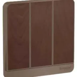 Schneider Electric AvatarOn E8333L2_WD_G8 3 Gangs Switches 16AX 250V 2 way Wood-picture-4