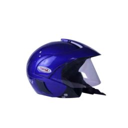 Turtle Medium Blue Armour Peak Motorbike Helmet, THC-1008-picture-49