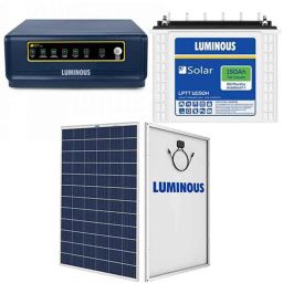 Luminous NXG 1450 Pure Sine Wave Solar Inverter with 150Ah Solar Battery &a; 2 Pcs 170W Polycrystalline Solar PV Module Panel Combo-picture-7
