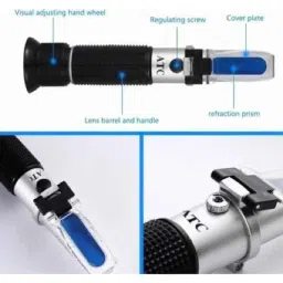 Real Instruments 0-55% Brix Manual Handheld Refractometer image 4
