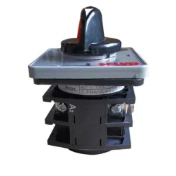 Selvo 63A 1 Pole 3 Way Phase Selector Cam Operated Rotary Switch, GSELRTS11041B image 4