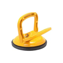 Tomahawk TGSC-1 50kg 123mm Aluminium Alloy &a; Plastic Yellow Vacuum Glass Suction Cup Lifter with 1 Head-19