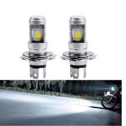 AllExtreme 9W 900lm 12V Premium Quality HJG H4 High Brightness Cob LED Head Lamp Bulb (Pack of 2)-picture-34