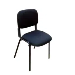 Arko Black Medium Back Fixed Push Back Visitor Chair, BH-236 A-image-53