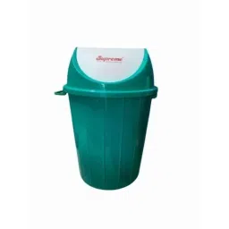 Supreme 40L Sea Green Plastic Swing Lid Dustbin-picture-42