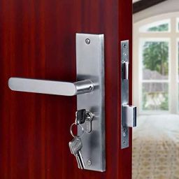 Voltizi 8 inch Stainless Steel Matt Finish Cylindrical Mortise Door Lock Handle Set, MG304-image-84