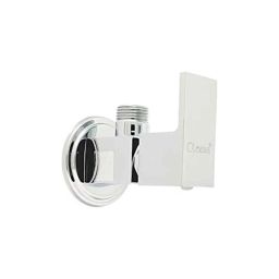 Oleanna OBFSE02 Brass Silver Chrome Finish Angle Cock with Wall Flange-image-45