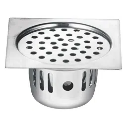 Oleanna CT-103 Stainless Steel Silver Chrome Finish Anti Cockroach Trap Round Floor Drain-picture-44