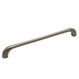 RAB 224mm Zinc Satin Finish Wardrobe Pull Handle, N021 (Pack of 4)-picture-15