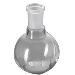 Glassco 100ml White Printing 3.3 Boro Glass Boiling, Round Bottom &a; Single Neck Flask with Joint, 057.202.11 (Pack of 10)-15