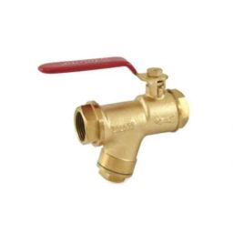 Zoloto 25mm Bronze Ball Valve with Integral Screwed Strainer, 1085-image-66