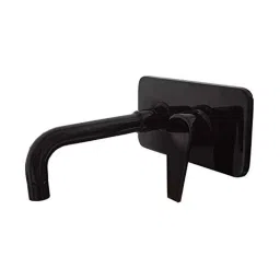 Aquieen Luxury Series Brass Black Extended Body Hot &a; Cold Basin Mixer Tap-image-41