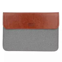 Solo 13 inch Leatherette Grey &a; Brown Laptop Sleek Case, LPSC1-image-60