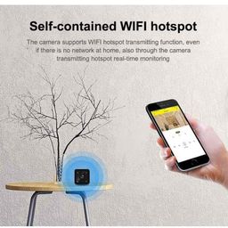 AUSHA C18 2MP 1080p Wireless Hidden Wi-Fi Mini Spy Camera with Motion Detection &a; Night Vision image 3