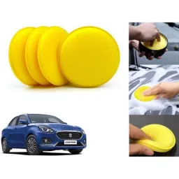 Auto Pearl Polyurethane Beige Washing &a; Waxing Polish Foam Sponge for Dzire 2017-2019 (Pack of 4)-picture-9