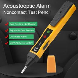 a and s tools Inductive 70-250V AC/ 250V DC with Sound Light Alarm NO Battery Digital Voltage Tester image 2