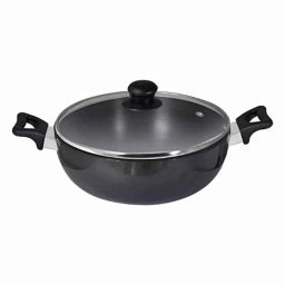 Baltra 4L Aluminium Black Induction Base Hard Anodised kadhai with Lid, BHA-108-picture-48
