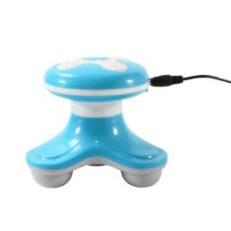 DeoDap XF-70 10cm ABS Plastic Multifunctional Mini Triangle Electric Massager with USB &a; Automatic Switch, 12719-43