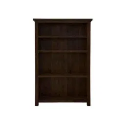 Angel Furniture 90x30x135cm Walnut Glossy Finish Solid Sheesham Wood Antonio Bookshelf, AF-172W-picture-22