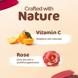 mamaearth Nourishing Natural Lip Cheek & Eye Tint with Vitamin C & Rose Rose Pink image 5