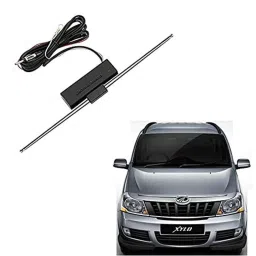 Auto Pearl Black Mount Rubber Mast Flexible Car Roof Antenna with Anti-Theft Design For Mahindra Xylo ANT048XYL-image-95