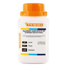 TM Media 100g Macconkey Agar W/O CV, W/0.15% Bile Salts &a; Naci, TM 349-image-17