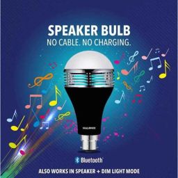 Halonix Prime 9W B22 Cool Day White LED Bulb with Bluetooth Speaker, HLNX-SPKR-9WB22 (Pack of 2) image 4