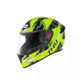 Studds N9 Expanded Polystyrene Matt Neon Yellow Full Face Full Face Helmet, Size: Large-picture-30
