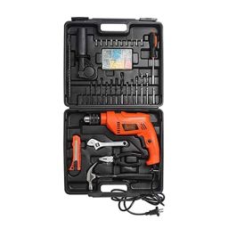 B K Jagan &a; Co 100 Pcs 550W Hammer Drill Machine Power Tool Kit for Home &a; Professional Use-11