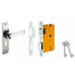 Dorset HL Series Hale 8 inch Stainless Steel Patina Finish Door Handle Lock Set with KY Mortise Lever Lock (Pack of 4)-picture-39
