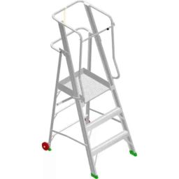 Liberti 3ft 2x2 Step Aluminium Foldable Hulk Ladder, P1403H-picture-43
