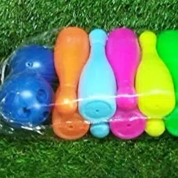tirth Bowling Toy Set with 6 Pins & 1 Ball| image 2