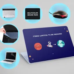 SDM 6IN1LAPTOPSKIN,SCREEN&KEYGAURD PROTECTOR,TRACKPAD,SLEEVEBAG,MOUSEPAD15.6INCH858 Combo Set-image-83