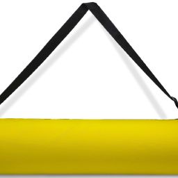 Luxury Yoga Mat Cover with Adjustable Shoulder Strap-Stylish Yellow Yoga Bag new-image-2