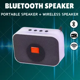 Clairbell M412 Bluetooth Speaker With Deep Sound & Unique Style Support USB/FM/SD CardI177 5 W Bluetooth Laptop/Desktop Speaker-13