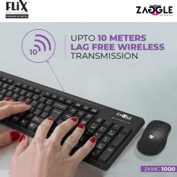 FliX (Beetel) ZKMC 1000 Wireless Keyboard & Mouse Combo Set image 5