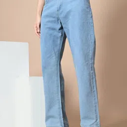 moda rapido Men Regular Mid Rise Light Blue Jeans-picture-7