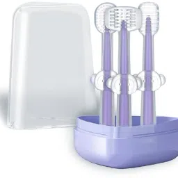 3PCS BABY TRAINING TOOTHBRUSH SET Silicone Baby Training Manual Toothbrush. Extra Soft Toothbrush-image-99