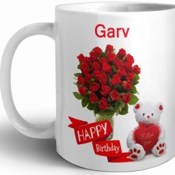 Happy Birthday Garv Name Printed Ceramic Coffee Ceramic Coffee Mug-image-30