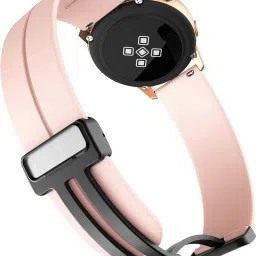 zeepzone Pink 20MM - Watch Strap Silicone Belt Magnetic Clasp Compatible 20.8 mm Silicone Watch Strap-25