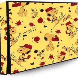 Immix Collections 32 Inch Led TV Cover Waterproof with Transparent Polyethene Layer for 32 inch Thomson, KODAK, Sony, Samsang, Mi Led TV Cover - Led-IC-32-K-Yllo-Dog-image-10