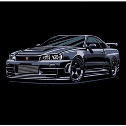 RAWAT TRADERS Nissan GTR Mouse Pad FKMP0093 Mousepad-3