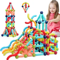 Magnetic Sticks Building Blocks for Kids 42 Pcs Multicolor-30
