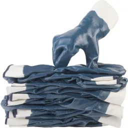 Oil Resistant Nitrile Coated Acid & Alkali and Working Protection Nitrile Safety Gloves-19