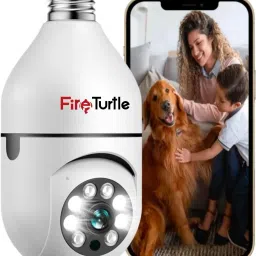 Fire Turtle Smart Home Security Bulb Shape 360° Camera 1080p Wireless PTZ CCTV Security Camera-19